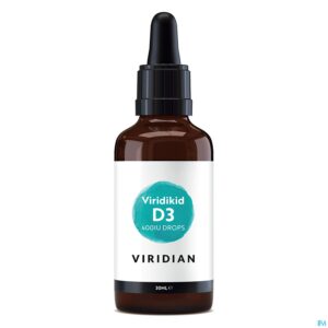 Productshot Viridian Viridikid Vegan Vitd3 400iu 10mcg Ol.30ml