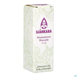 Packshot Sjankara Muskaatnoot Etherisch Olie 11ml