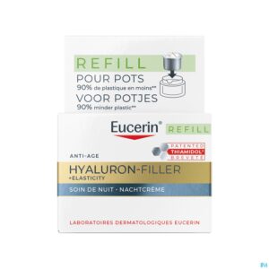 Packshot Eucerin Hyaluron Fill+elast.nachtcr Spf30 Nav.50ml