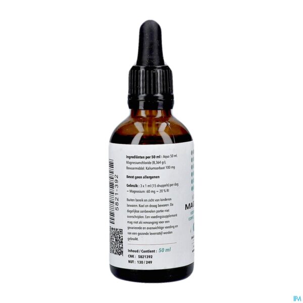 Packshot Mineraal Magnesium Druppels 50ml Pharmanutrics