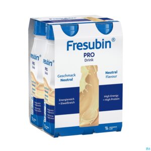 Packshot Fresubin Pro Drink Neutraal 4x200ml
