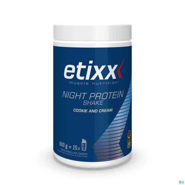 Packshot Etixx Night Protein 600g