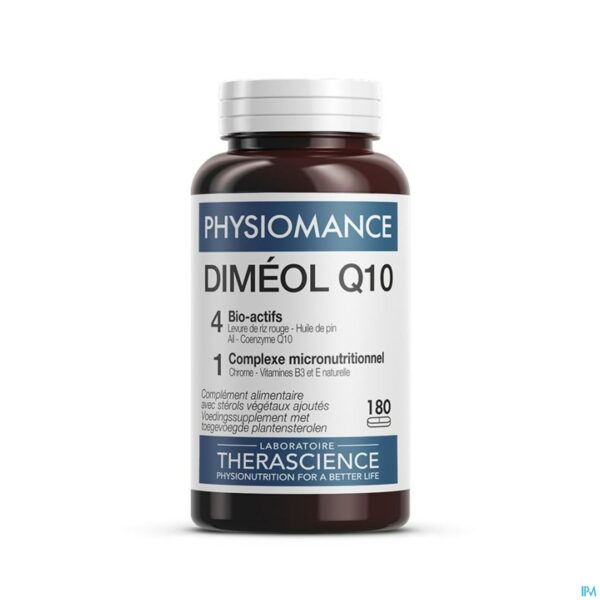 Productshot Dimeol Q10 Caps 180 Physiomance Phy416