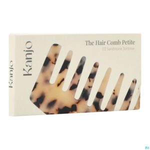 Packshot Kanjo The Hair Comb Petite 02 Sandstone Tortoise