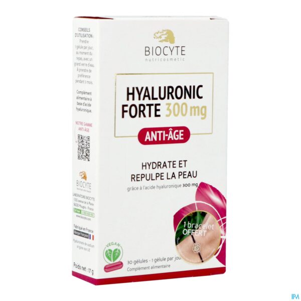 Packshot Biocyte Hyaluronic Forte 300mg Caps 30 Nf Blister Packshot Biocyte Hyaluronic Forte 300mg Caps 30 Nf Blister
