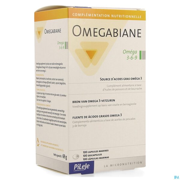 Packshot Omegabiane Omega 3-6-9 Caps 100
