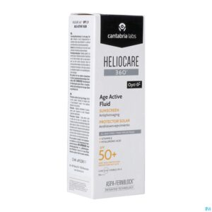 Packshot Heliocare 360° Age Active Fluid Ip50 Tube 50ml