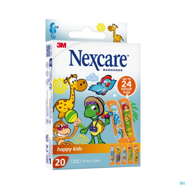 Packshot Nexcare 3m Happy Kids Strips 20 N0920nlw
