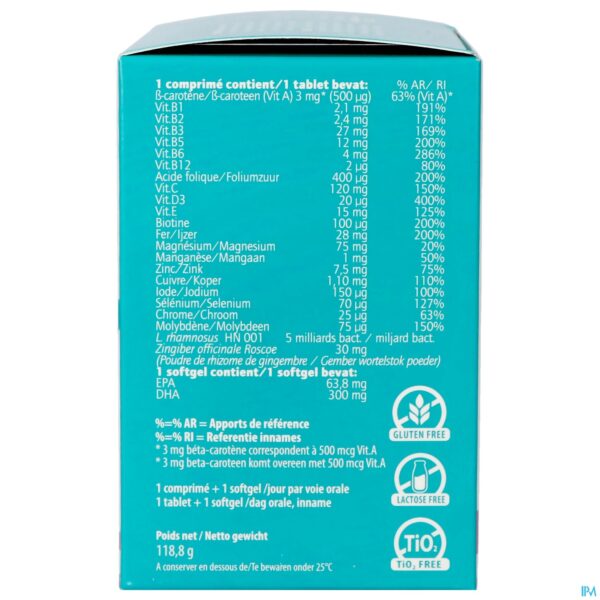 Packshot Vinalac Dha/epa Caps 60 + 60
