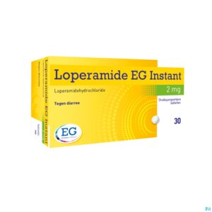 Packshot Loperamide EG Instant 2Mg Orodisp. Tabl 30