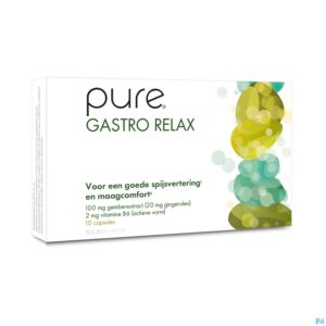 Packshot Pure Gastro Relax Caps 10