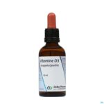 Packshot D3 Vloeibaar Druppels Fl 50ml Deba