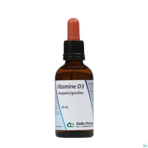 Packshot D3 Vloeibaar Druppels Fl 50ml Deba