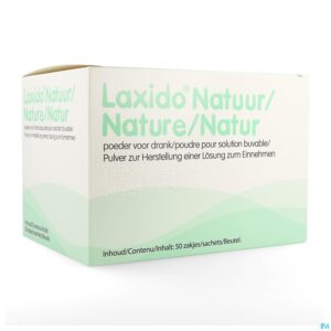 Packshot Laxido Natuur Zakjes 50 X 13,7g