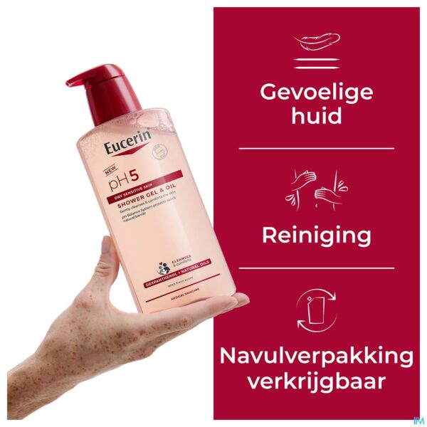 Lifestyle_image Eucerin Ph5 Douchegel Olie 400ml