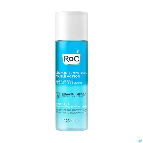 Packshot Roc Double Action Eye Make-up Remover Fl 125ml