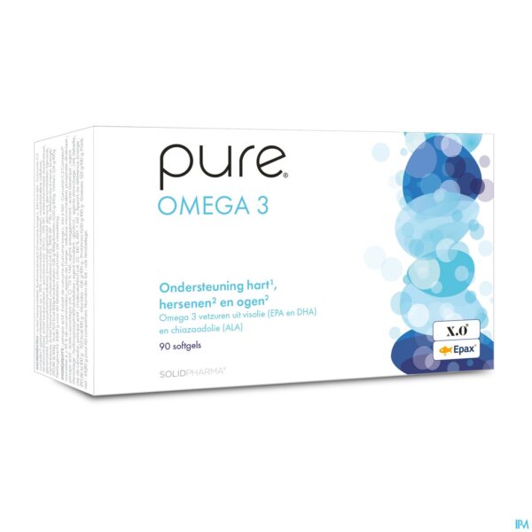 Packshot Pure Omega 3 Soft Caps 90