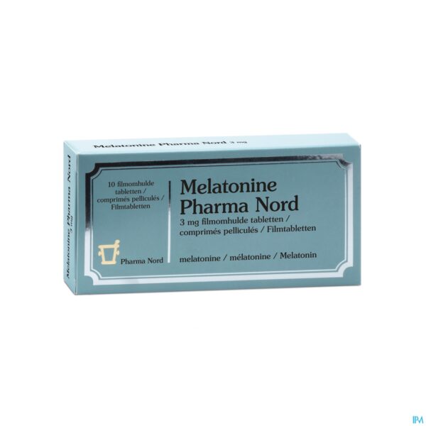 Packshot Melatonine Pharma Nord 3mg 10 Tabl Packshot Melatonine Pharma Nord 3mg 10 Tabl