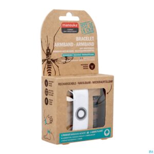 Packshot Manouka Armband A/muggen Uni Wit