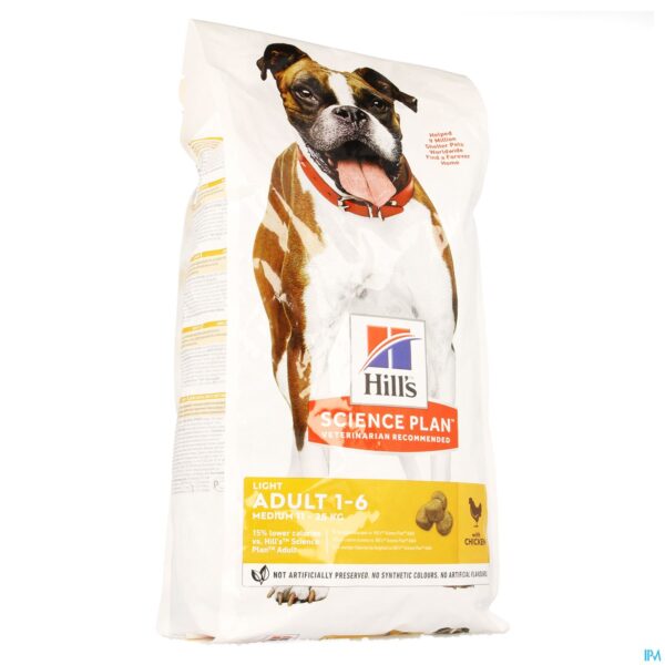Packshot Science Plan Canine Adult Light Medium Chick.2,5kg