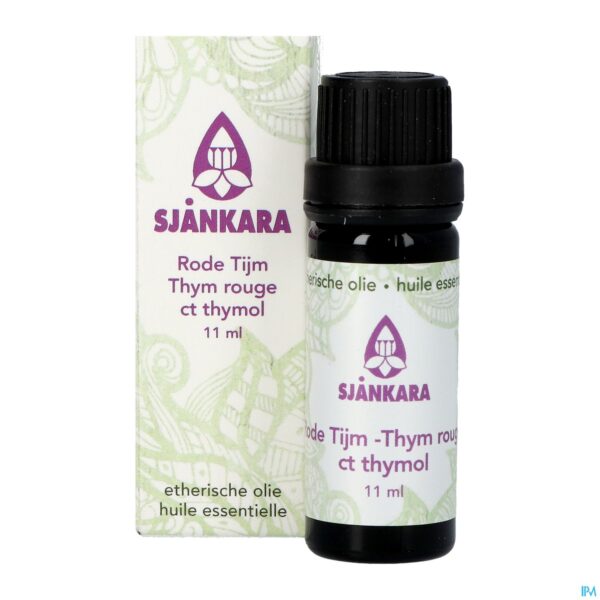 Productshot Sjankara Rode Tijm Ct Thymol Ess. Olie Bio 11ml