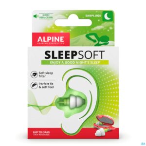 Packshot Alpine Sleepsoft Oordop 1p