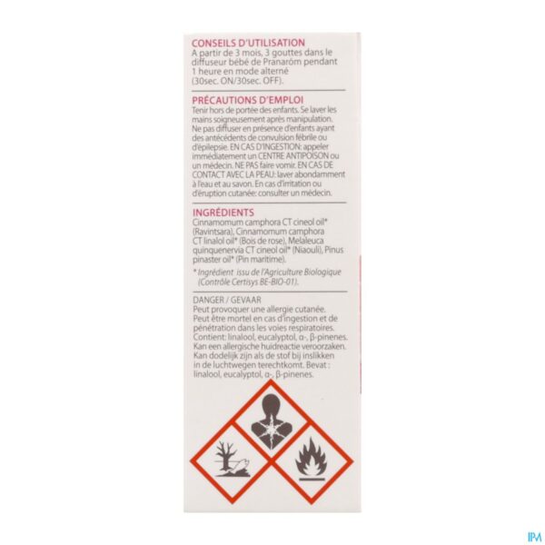 Packshot Pranarom Pranabb Gezuiverde Lucht Baby Verst. 10ml