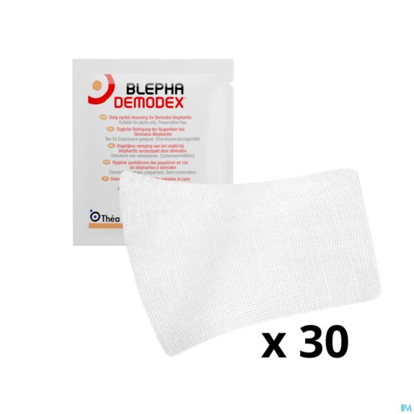 Productshot Blephademodex Reinigende Oogkompressen 30