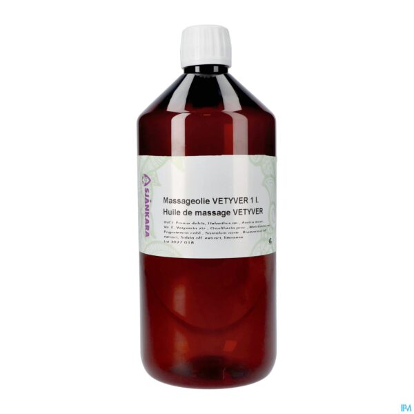 Packshot Sjankara Vetyver Synergie Massageolie 1000ml