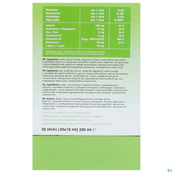 Packshot Fisher Kinder Calcium Magnesium Stick 30x10ml