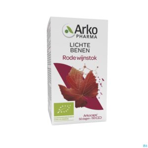 Packshot Arkocaps Rode Wijnstok Bio Caps 150 Nf