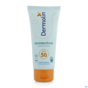 Packshot Dermolin Zonnecreme Spf50 Tube 75ml
