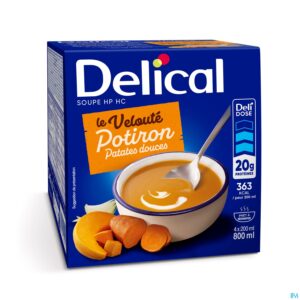 Packshot Delical Soupe Vel.potiron Patates Douces&cr4x200ml