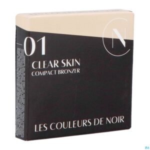 Packshot Couleurs De Noir Clear Skin Comp. Bronzer 01 Light