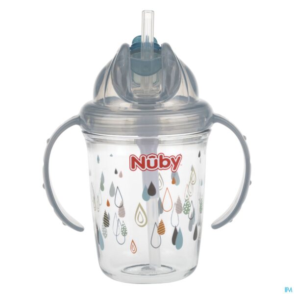 Productshot Nuby Flip-it Antilekbeker Uit Tritan 240ml 12m+