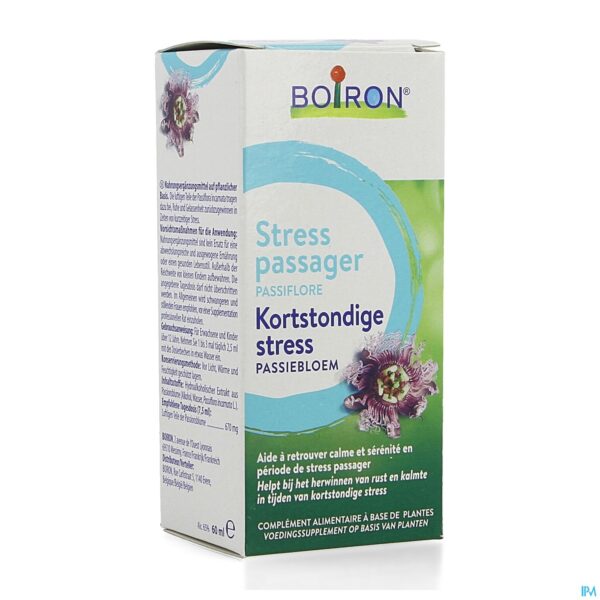 Packshot Kortstondige Stress Passiebloem 60ml Boiron