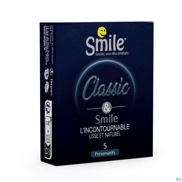 Packshot CONDOMEN SMILE ABA 1X5 1 DOOS