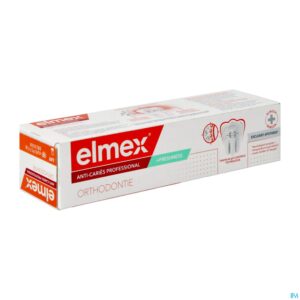 Packshot Elmex A/caries Professional Junior + Ortho 75ml Nf