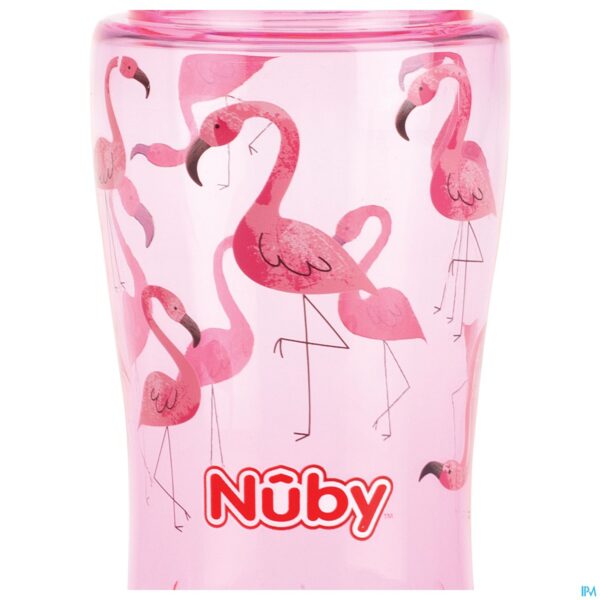 Productshot Nuby Flip-it Beker Uit Tritan Roze 360ml 3j+