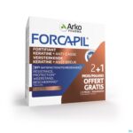 Packshot Forcapil Keratine+ Lot Caps 180