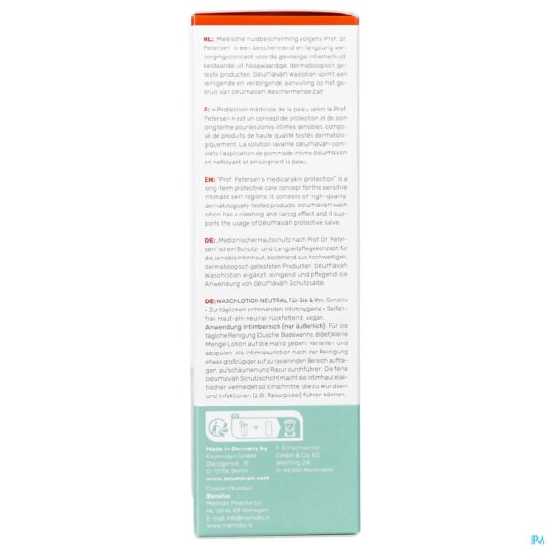 Packshot Deumavan Intieme Waslotion Natuur Fl 200ml Nf