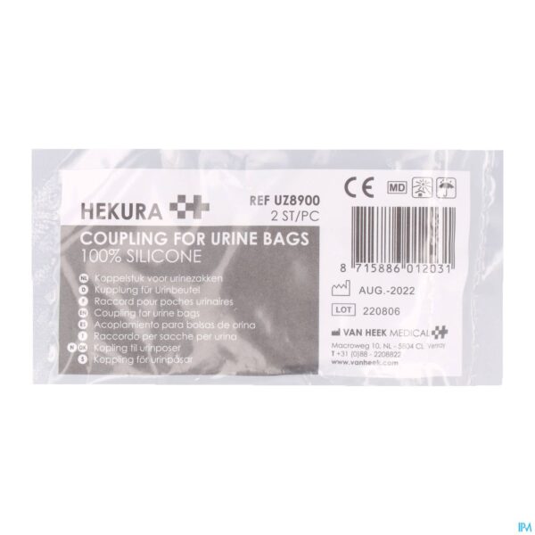 Packshot Hekura Koppelstuk Silicoon Voor Urinezak 2 Uz8900