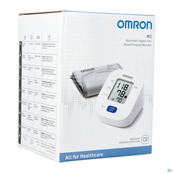 Packshot Omron M2 Automat. Bovenarmbloeddrukmeter Hem7143