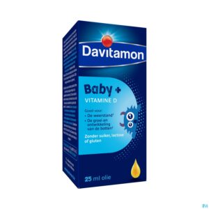 Packshot Davitamon Baby Vitamine D Olie 25ml