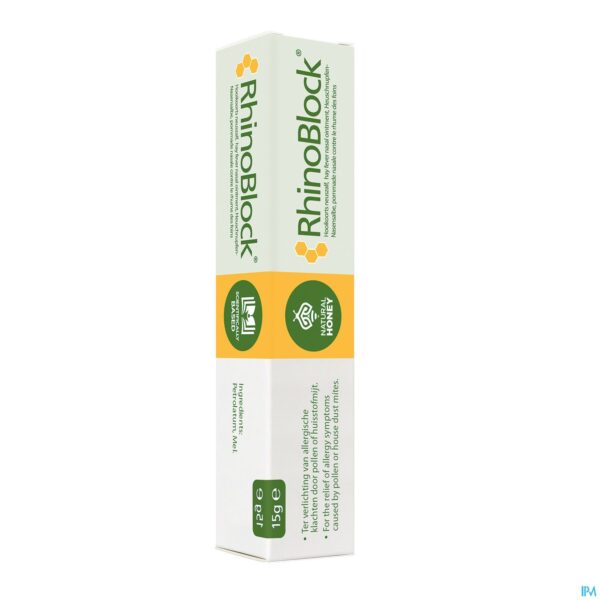 Packshot Rhinoblock Neuszalf Tube 15g Packshot Rhinoblock Neuszalf Tube 15g