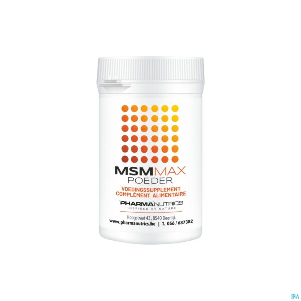 Packshot Msm Max Pdr 250g Pharmanutrics