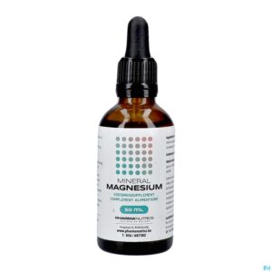 Packshot Mineraal Magnesium Druppels 50ml Pharmanutrics