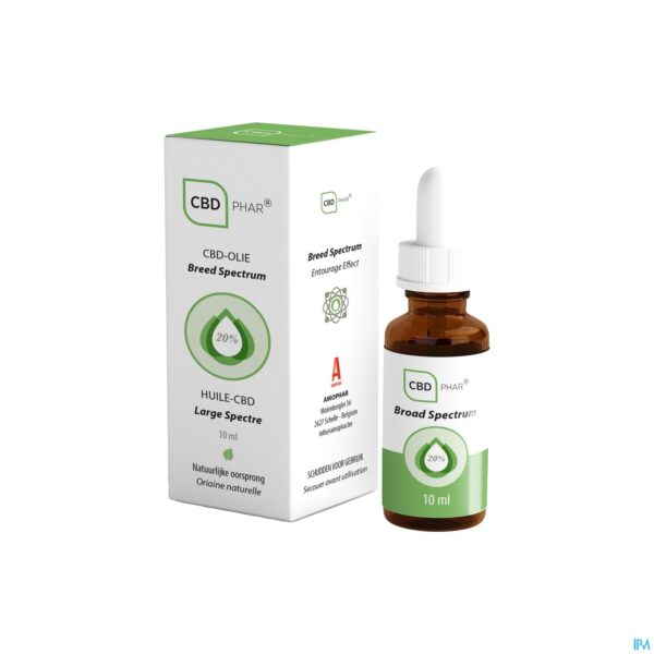 Productshot Cbd Olie Breed Spectrum 20% 10ml Cbd-phar