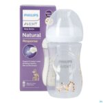 Productshot Philips Avent Natural 3.0 Zuigfles Giraf 260ml