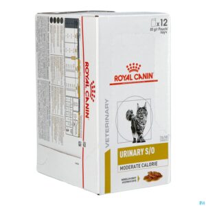 Packshot Royal Canin Cat Urinary S/o Mod Cal Wet 12x85g